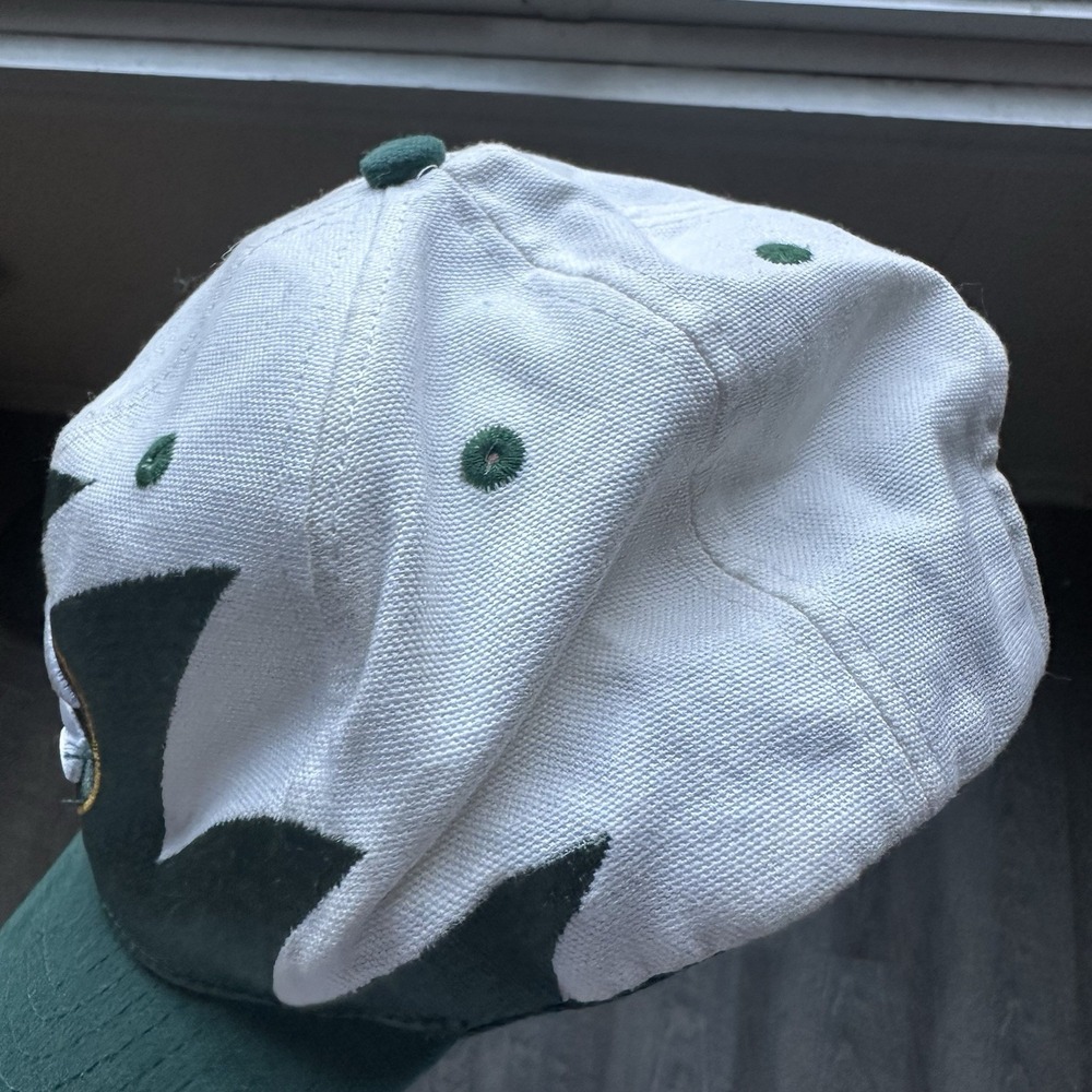 Green Bay Packers‎ Hat Cap Sharktooth Strapback NFL Vintage 90s Y2K - Picture 4 of 8